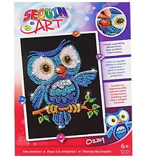 Sequin Art Palliet picture - Ozzy - Owl
