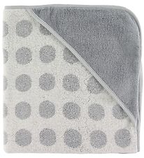 Leander Serviette  Capuche - Matty - 80x80cm - Cool Grey av. Po