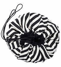 Play&Go Toy Storage Bag - Ø140 cm - Stripes Black