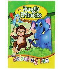 Målarbok - My Jungle Friends Colouring Book - 16 Sidor