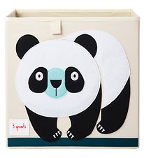3 Sprouts Opbergbox - 33x33x33 cm - Panda