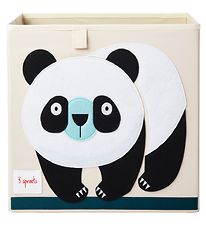 3 Sprouts Bote de rangement - 33x33x33 cm - Panda