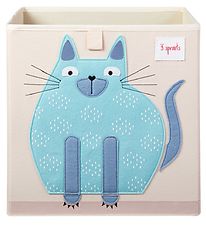 3 Sprouts Bote de rangement - 33x33x33 - Chat