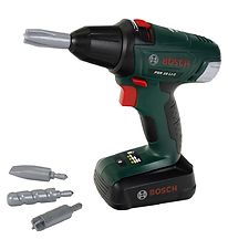 Bosch Mini Large Screwdriver w. Light/Sound - Toys - Green