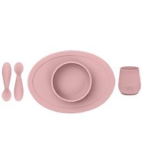 EzPz Dinner Set - Silicone - 4 Parts - Pink