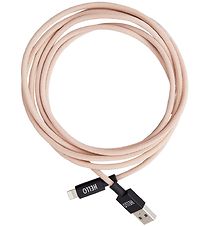 Design Letters Charging cable - 3 Meters - Pink
