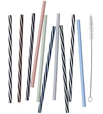 Design Letters Straws - 10 pcs - Multicoloured