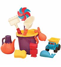 B. toys Bucket Set - Ready Beach Bag - Purple