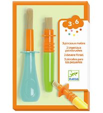 Djeco Pinceaux - 3 Pack - Plastique