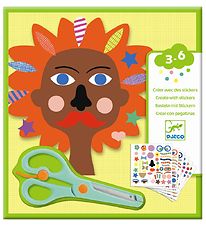 Djeco Creative Set w. Stickers - Hairdresser