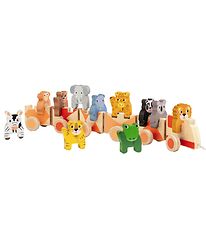 Djeco Activity Train - 60 cm - Wood - Jungle