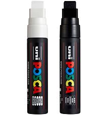 Posca Filzstifte - PC-17K - 2 st. - Schwarz/Wei