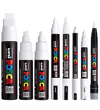 Posca Markers - 8 tipformaten - Wit