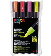 Posca Markers - PC-5M - 4 pcs - Neon