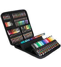 Posca Markers w. Cardboard Suitcase - 60 pcs - Multicolour