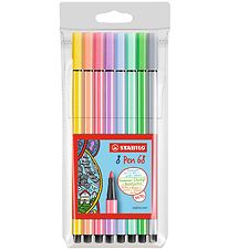Stabilo Markers - Pen 68 - 8 pcs. - Pastel Colours