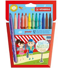 Stabilo Markers - Power - 12 pcs. - Multicolour