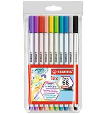 Stabilo Markers - Pen 68 Brush - 10 pcs. - Multicolour