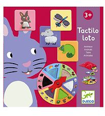 Djeco Picture Lottery - Touch & Sense Game - Animals