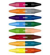 Djeco Wax Potloden - 2-in-1 - 8 st. - Multicolour