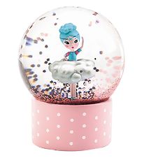 Djeco Snow Globe - 6 cm - Rose w. Ballerina