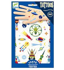 Djeco Tattoos - Glow In The Dark - Space Oddity