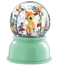 Djeco Snøkule m. Lys - 14 cm - Hjort