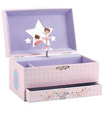 Djeco Jewelry Box w. Music - 18x10x13 cm - Ballerina