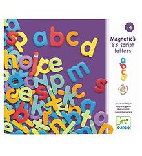 Djeco Magnets - 83 pcs. - Script Letters