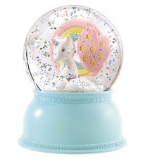 Djeco Schneekugel m. Licht - 14 cm - Einhorn