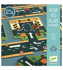 Djeco Car Track - 21 pieces - Puzzle
