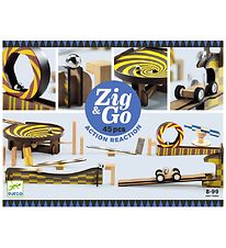 Djeco Ball Track - 45 pcs. - Zig & Go Track - Wood