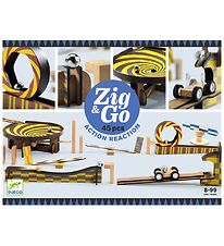 Djeco Kugelbahn - 45 Teile - Zig & Go - Holz