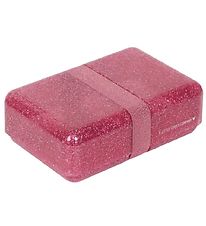 A Little Lovely Company Brotdose - Pink Glitter