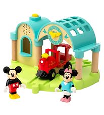 BRIO Mickey Mouse Station w. Sound Recorder - 4 Parts 32270