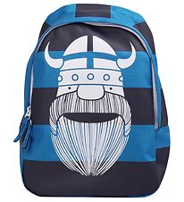 Danefæ Preschool Backpack - Kiddo - Blue/Navy Striped Erik