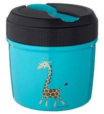 Carl Oscar Thermo Lunchbox - 0,5 l - Turquoise Giraffe