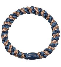 Kknekki Hair Tie - Navy/Gold Glitter