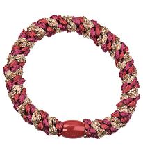 Kknekki Hair Tie - Red/Brown Glitter