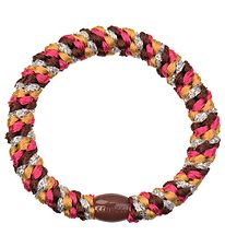 Kknekki Hair Tie - Pink/Mustard Glitter