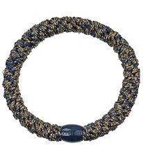 Kknekki Hair Tie - Blue/Gold Glitter