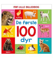 Alvilda Bok - Min Lille Billedbog - 100 Dyr - Danska