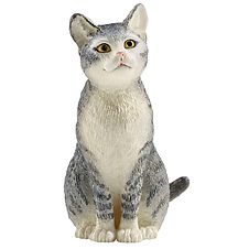 Schleich Animaux - Chat Assis - H : 4,5 cm 13771
