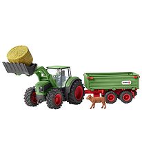 Schleich Farm World - 60 x 15 cm - Tractor With Trailer 42379