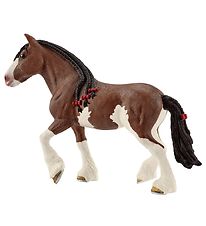 Schleich Dýr - 16,1 x 12 cm - Clydesdale Hoppe 13809