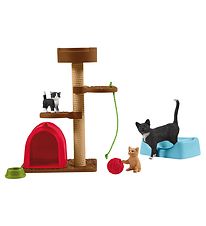 Schleich Farm World - Katzenspielzeug - H: 12 cm 42501