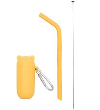 We Might Be Tiny Straw - Silicone - Yellow