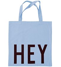 Design Letters Totebag - Hey - Light Blue