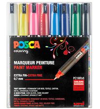 Posca Tuschpennor - PC-1MR - 8 st. - Flerfrgad