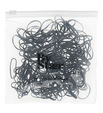 By Str Elastic Hair Bands - Silicone - 200 pcs - Black